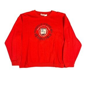 Vintage Aeropostale Red Athletic Division Graphic Sweatshirt XL